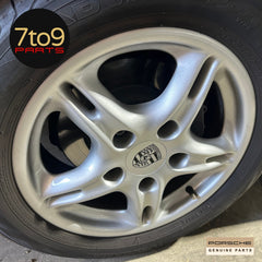 Porsche Boxster 986 16" Wheelset Silver with Tyres No Centre Caps - 996 362 114 00