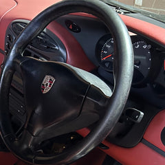 Porsche 911 996 993 986 Boxster Steering Wheel & Air Bag - Black - 993 347 804 55 8YR / 996 803 089 02