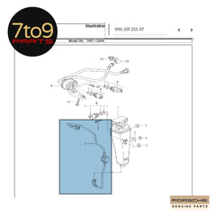 Porsche 911 996 Boxster 986 EVAP Vent Line
