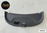 Porsche Cayman 981 Rear Trunk Hatch Black Trim Panel Cover - 991 555 095 02
