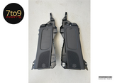 Porsche Cayman 981 Rear Trim Compartment Speaker Cover inc Speaker Black - Pair - 981 555 575, 981 555 576