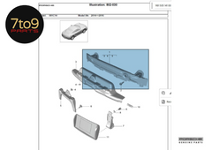 Porsche Boxster Cayman 981 Rear Bumper Bar Carrier - 981 505 141 00
