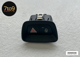 Porsche Boxster Cayman 981 Door Lock Hazard Switch Genuine - 981 552 397 00