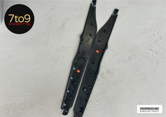 Porsche Boxster Cayman Centre Console Trim Panels LR Pair Black - 991 553 131 02 DK4
