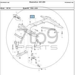 Porsche 987 Cross Member Subframe 997 341 081 06