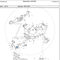 Porsche 987 Cayman S Exhaust Lambda Probe In Front Of Catalytic Converter 987 606 123 02