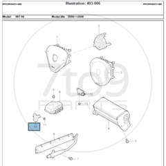 Porsche 987 997 Crash sensor for Airbag 997 618 221 00