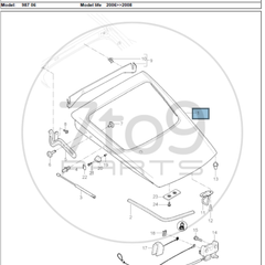 Porsche 987 Cayman S Rear Engine Hatch Cover 987 512 111 00