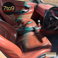 Porsche Boxster 986 Front Seats Savanna - Drivers needs repair on bolster and seat cussion, passenger seat in good condition - 986 521 141 01 S30