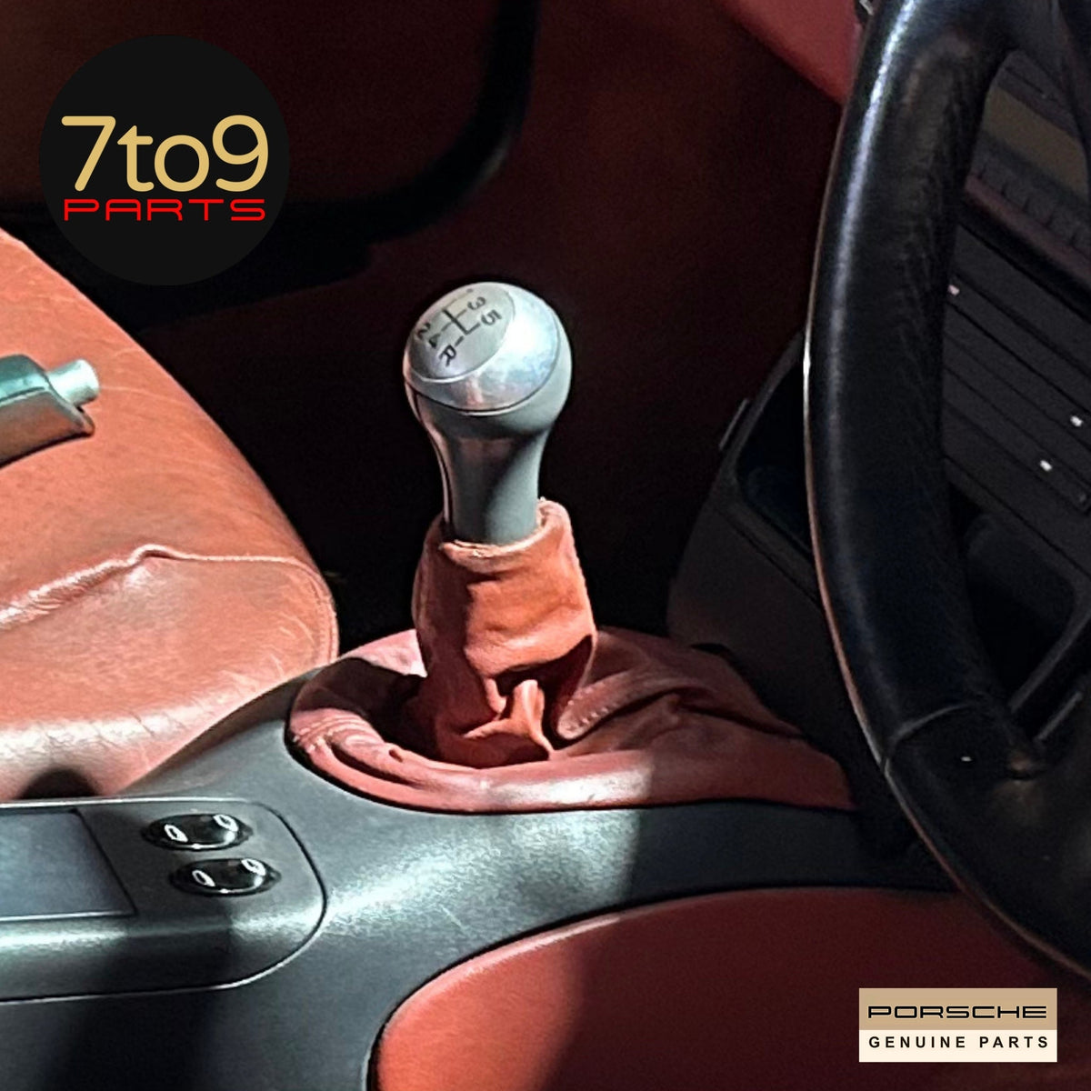 Porsche 996 986 Boxster Manual Shit Knob M481 and Boot Savanna 986 555 121 00 EAH - 122 00 EAH