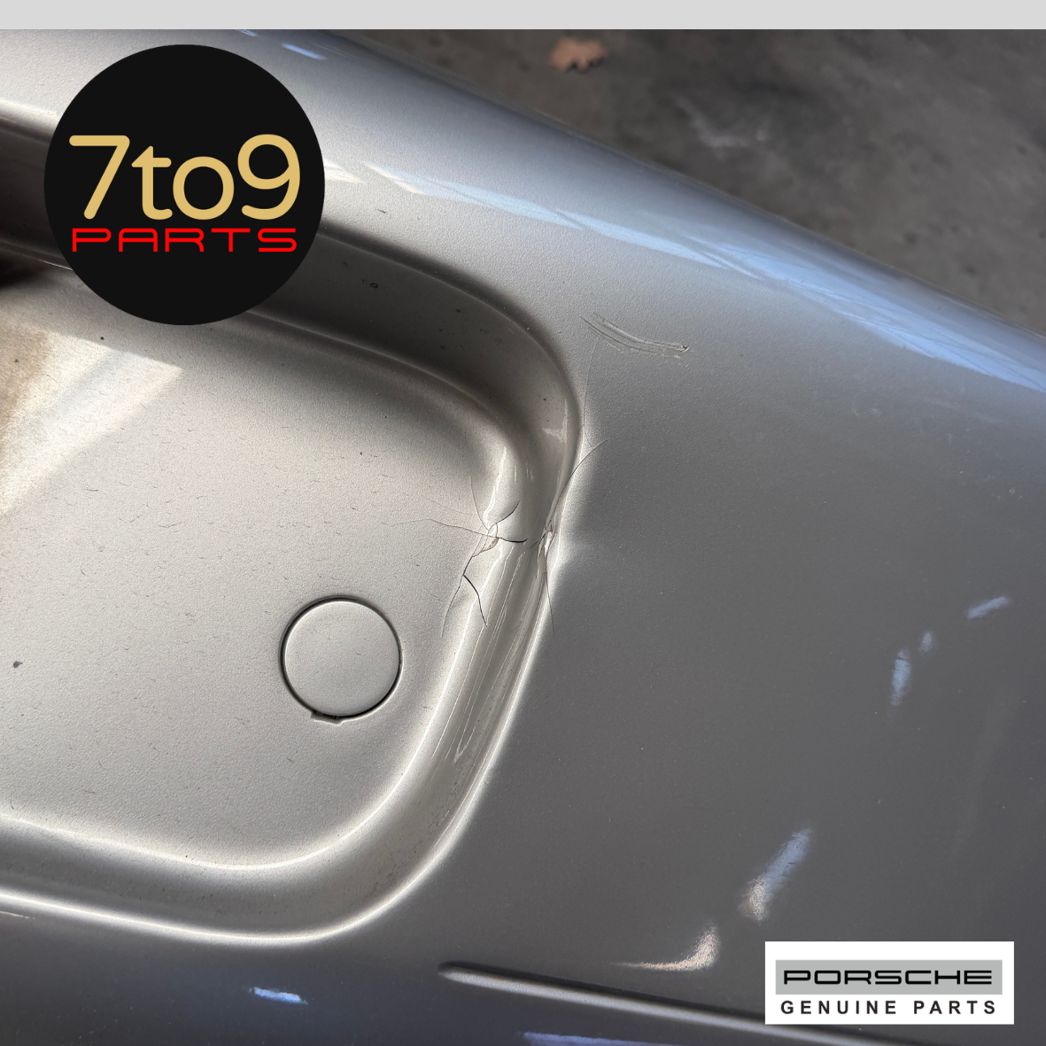 Porsche Boxster 986 Rear Bumper - Complete with trims -  Minor dent on rhs of number plate 986 505 411 03