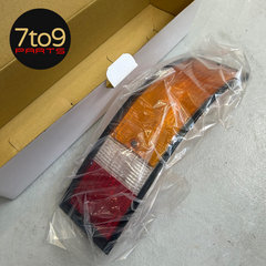 Porsche 911 930 1965-89 Taillight Lens Pair Amber & Black (URO) 911 631 949 00