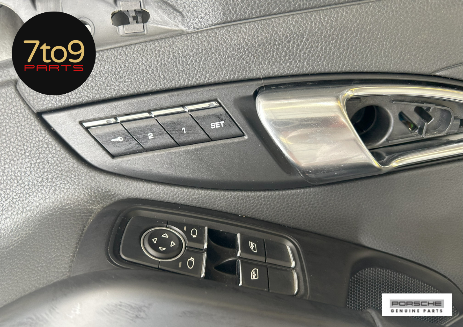 Porsche Boxster  Cayman S 981 Door Card Complete with switches, handle and speaker grills - 991 555 542 04