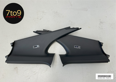 Porsche Cayman S 981 2015 Interior Rear Upper C Pillar Trim Black RHS - 981 555 187/8