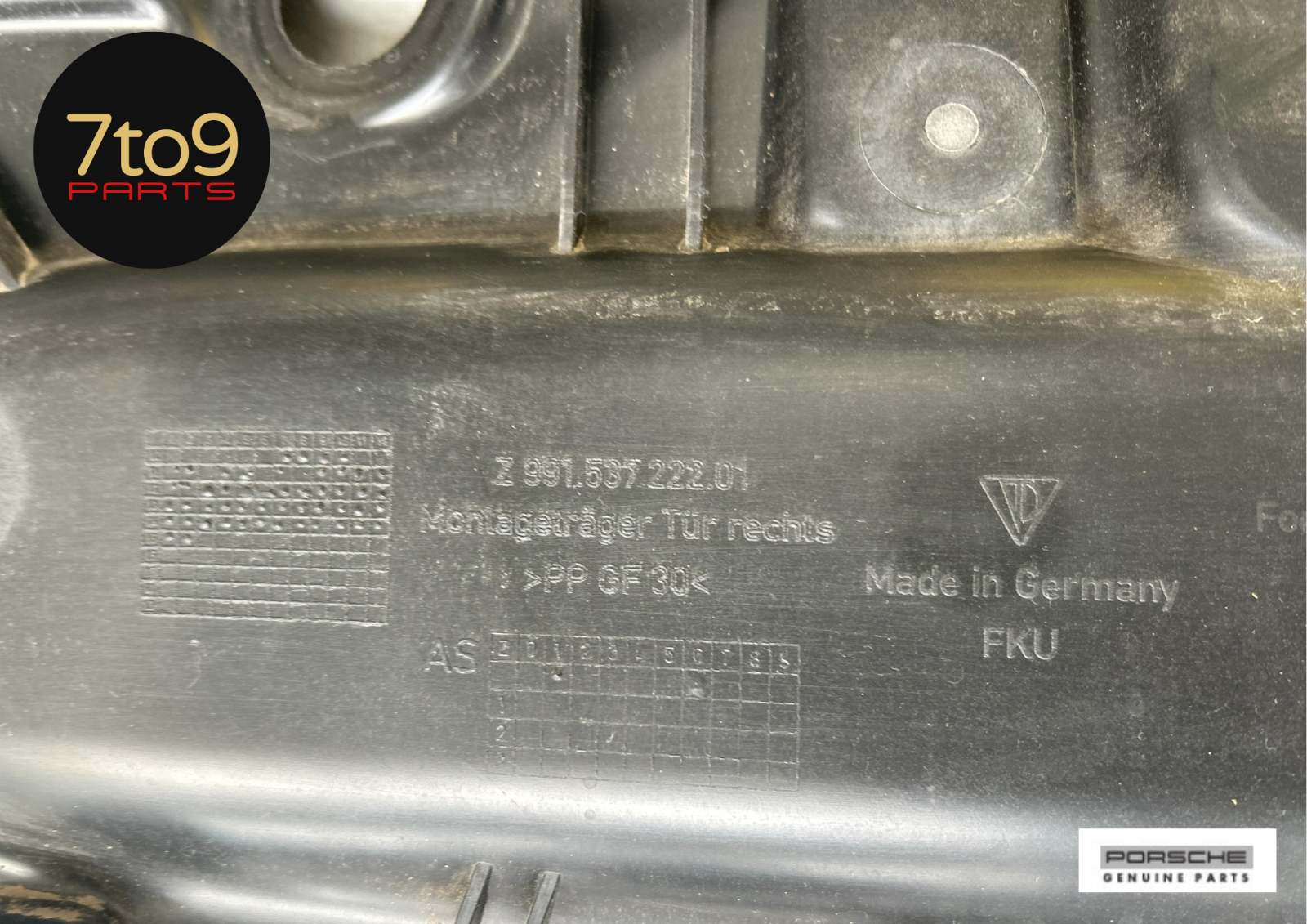 Porsche Cayman S 981 Door Internal Assembly Frames Pair  - 991 537 221