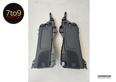 Porsche Cayman 981 Rear Trim Compartment Speaker Cover inc Speaker Black - Pair - 981 555 575, 981 555 576