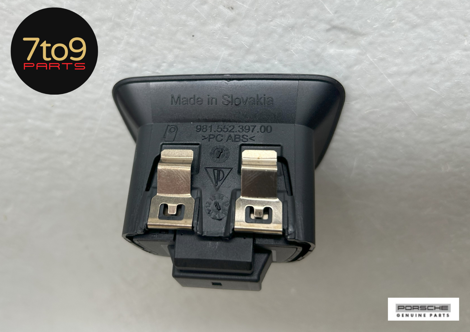 Porsche Boxster Cayman 981 Door Lock Hazard Switch Genuine - 981 552 397 00