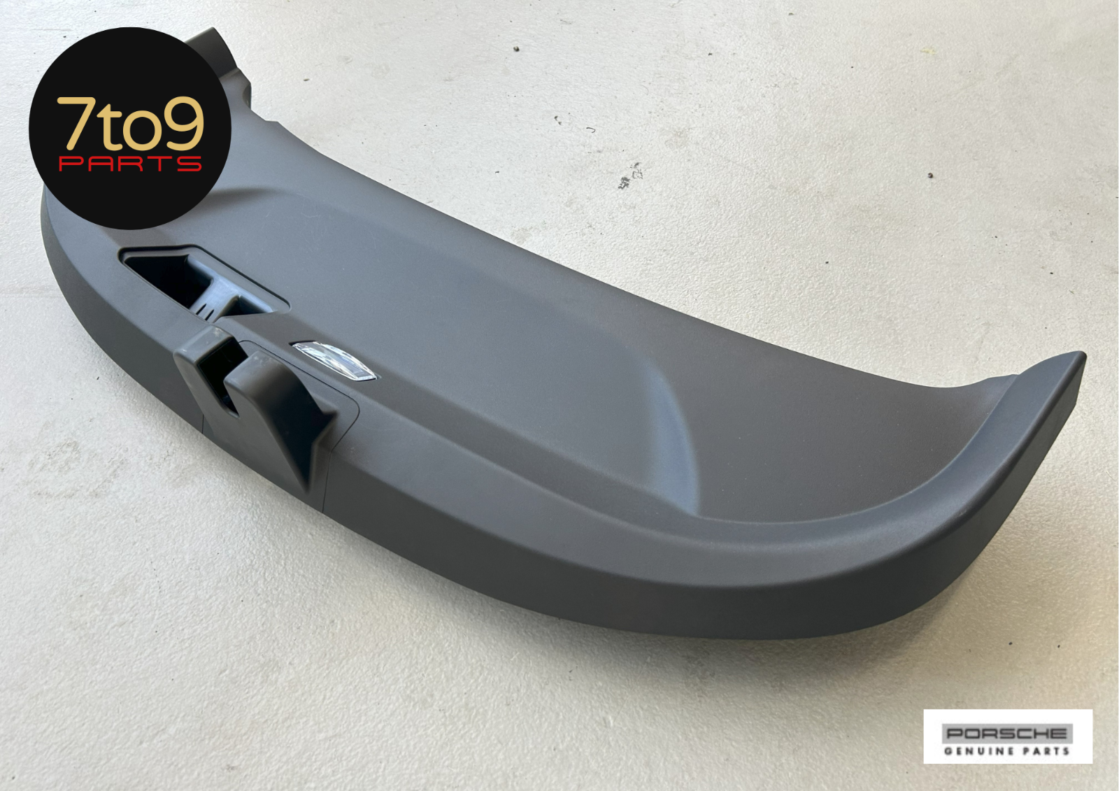 Porsche Cayman 981 Rear Trunk Hatch Black Trim Panel Cover - 991 555 095 02