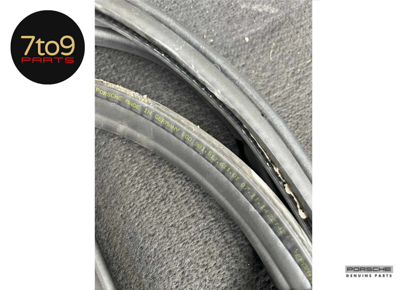 Porsche Cayman S 981 Rear Engine Cover Hatch Seal -  981 512 611 01