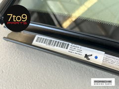 Porsche Cayman 718 981 982 Side Quarter Window Assembly LHS - 981 543 111