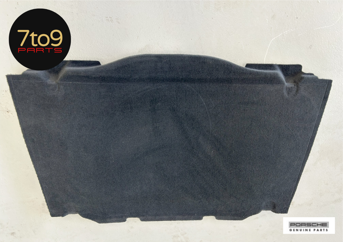Porsche Boxster Cayman S 981 2015 Engine Compartment Panel Carpet Grey - 981 551 039 03
