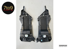 Porsche Cayman 981 Rear Trim Compartment Speaker Cover inc Speaker Black - Pair - 981 555 575, 981 555 576
