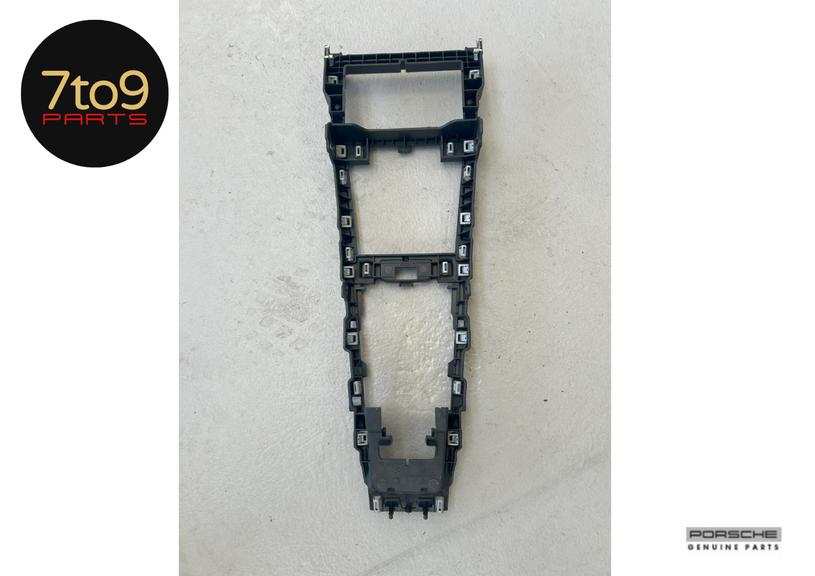 Porsche Boxster Cayman S 981 2015 Center Console Trim Carrier - 991 553 263 01