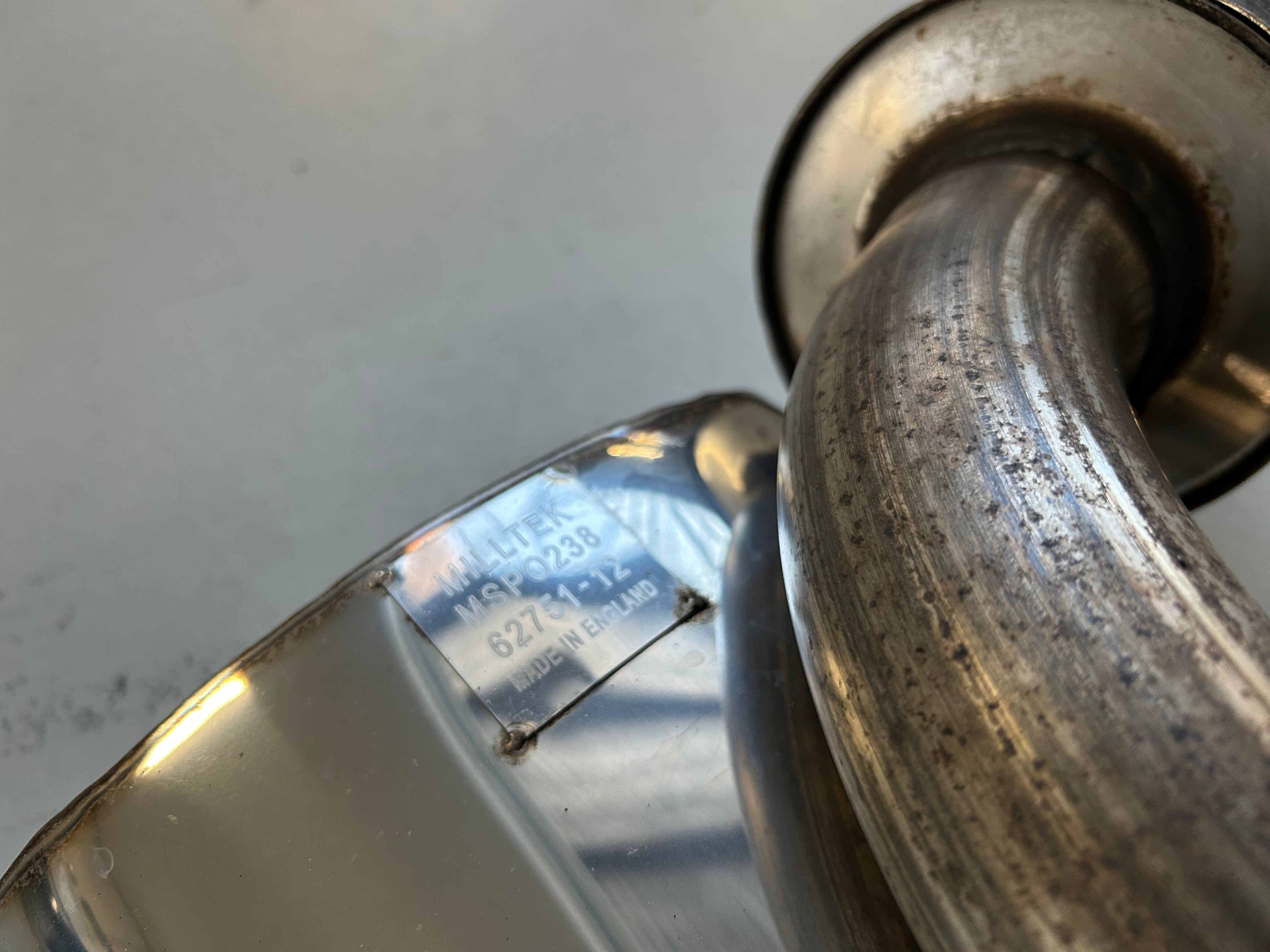 Miltek Sports Exhaust Resonated (Used) for Porsche Boxster Cayman 987.1