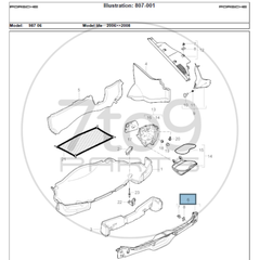 Porsche 987 Cayman S Trim Lid Lock Black 987 555 251 00 A03