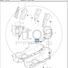 Porsche 987 Cayman S Flooring Carpet Black 987 551 011 05 FLW