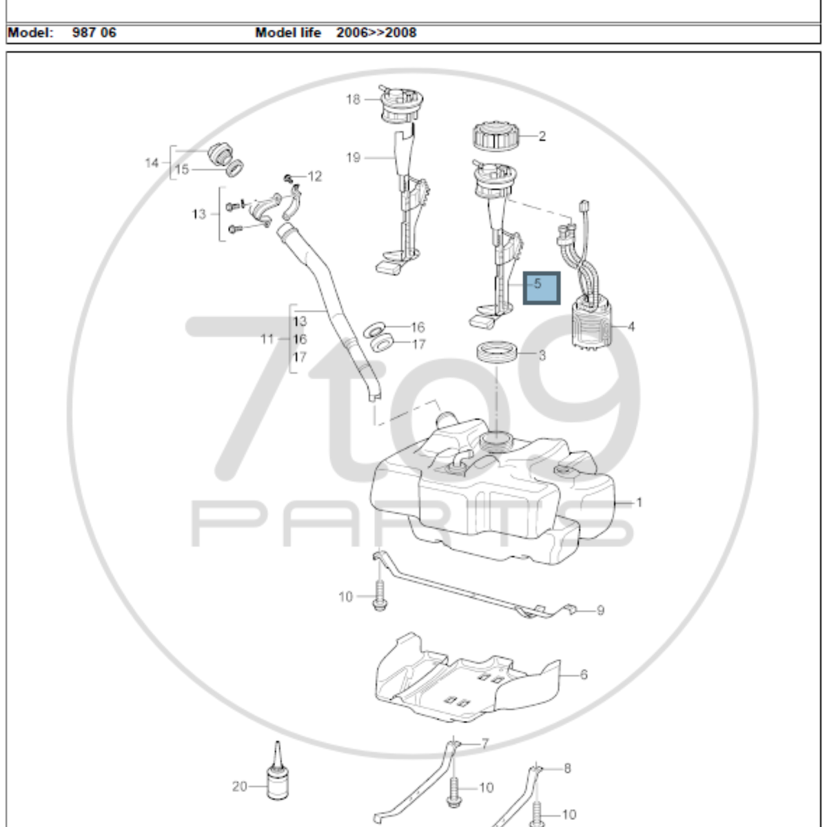 Porsche 996 986 987 Cayman S Fuel Tank Gauge 2019 996 620 832 02