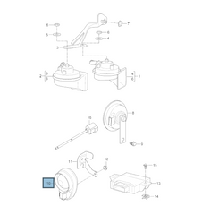 996 986 987 Signal Horn for Alarm System 996 637 117 03